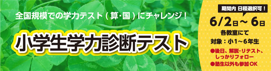 総合学習塾弘道学館　小学生学力診断テスト2026